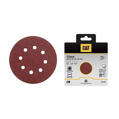 Шкурка за ексцентършлайф CAT DA14003 125мм 10бр. к-т