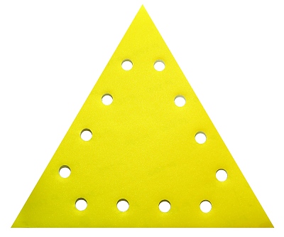 Шкурка велкро триъгълна 285мм GRIT 5бр. 