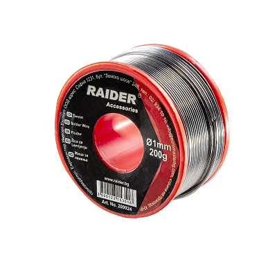 Тинол ø1.0mm 200g 60%Sn 40%Pb