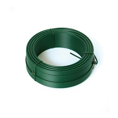 Тел с ПВЦ покритие зелена 52 м. 3,4 мм. 