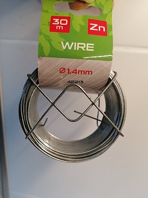 Тел поцинкована 30 м. 1.4 mm 