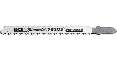 Нож за прободен трион за дърво, 3бр, T101B, 75х2,5mm, 782019, MTX