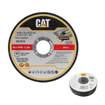 Диск за метал CAT DA10116 115х1.6мм