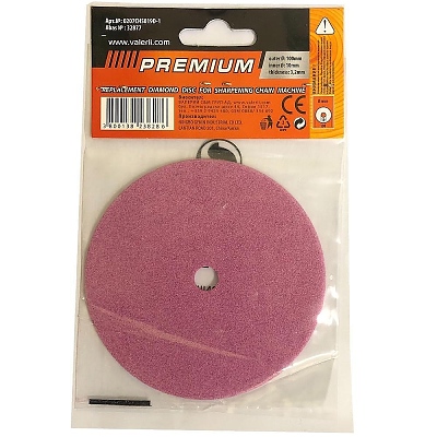 Диск за заточване на вериги, 100x10x3.2 мм, PREMIUM 32877