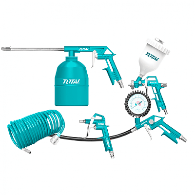 Комплект пневматични инструменти TOTAL, 5 части TL TATK053