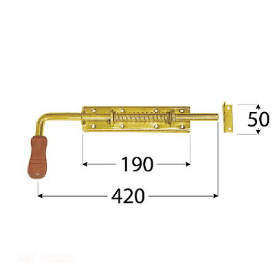 Резе с пружина WSP 420*48 64623