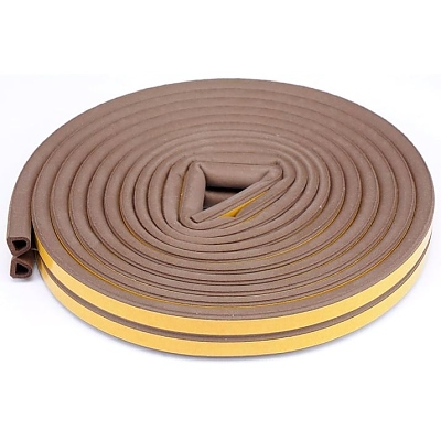 УПЛЪТНЕНИЕ ЗА ВРАТИ И ПРОЗОРЦИ 100Х5ММ D/КАФЯВ/42393