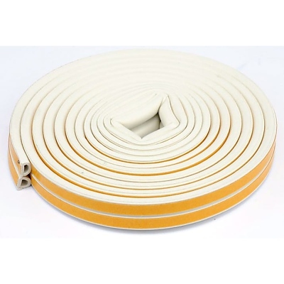 УПЛЪТНЕНИЕ ЗА ВРАТИ И ПРОЗОРЦИ .100Х5ММ D/БЯЛ/42407