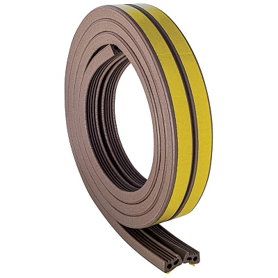 УПЛЪТНЕНИЕ ЗА ВРАТИ И ПРОЗОРЦИ 100Х4ММ Е/КАФЯВ/42396