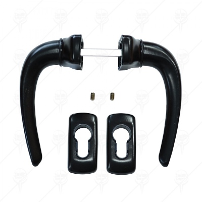 Дръжка за алуминиева врата черна FAPIO 