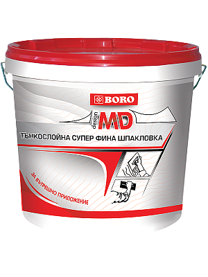 Тънкослойна супер фина шпакловка MD-1,6КГ/2400014