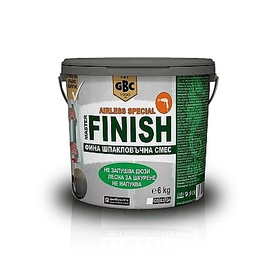 Фина шпакловъчна смес GBC Master Finish 6кг