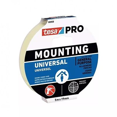 Лента монтажна ПРО за вътрешна употреба 1.5 х 19мм /66958-06