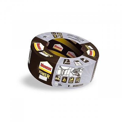 Свръхздрава лепяща лента сребърна 50 м MOMENT
