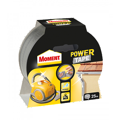 Свръхздрава лепяща лента сребърна 25 м MOMENT