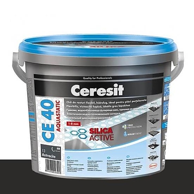 CERESIT CE40 фугираща смес гъвк.аквастат. 2кг въглен 1214029