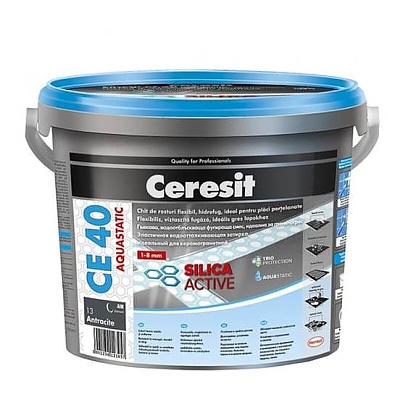 CERESIT CE40 фугираща смес гъвк. акваст. 2 кг мрам. бял 1214035