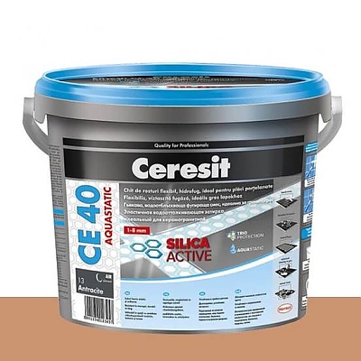 CERESIT CE40 фугираща смес гъвк.акваст. 2 кг карамел 1214014