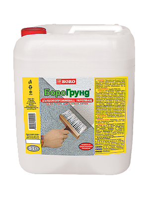 Грунд дълбокопроникващ укрепващ 5 литра БОРО 
