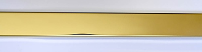Метална лайсна за плочки злато 10мм. 2.44м.