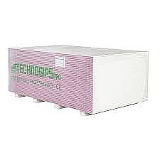 Гипскартон техногипс пожароустойчив 12.5Х1200Х2000ММ скрий