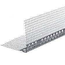 Алуминиев рифелован ъгъл с мрежа  ВЕСТАЛ 2,5М/10270