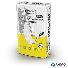Ангро гипсова шпакловка 15кг  GYPSUM FILLING 