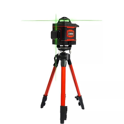 Лазерен нивелир с LCD дисплей и тринога, 16 линии, 40 m, Elefant E40T-DB-M