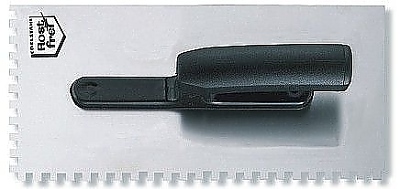 Маламашка неръждаема стомана с гребен 4 х 4 мм.