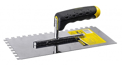 Маламашка неръждаема стомана 280 х 130mm с гребен 10 х 10