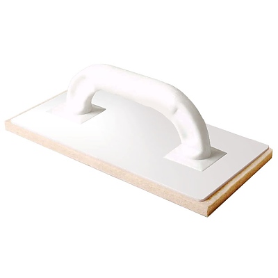 Пердашка за мазилка с бял филц пластмаса, 280х140 мм