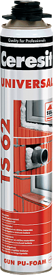 Полиуретанова пистолетна пяна 750мл. CERESIT TS62