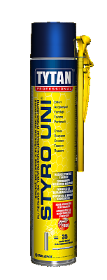 Полиуретаново лепило за топлоизолационни плоскости TYTAN PROF. STYRO UNI STD 750мл