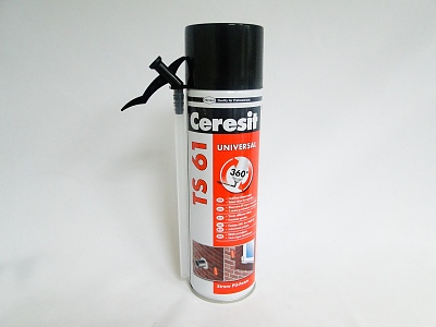 Полиуретанова ръчна монтажна пяна 500мл. CERESIT TS61