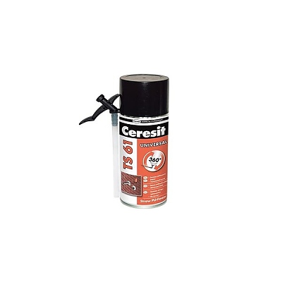 Полиуретанова ръчна монтажна пяна 300мл. CERESIT TS61