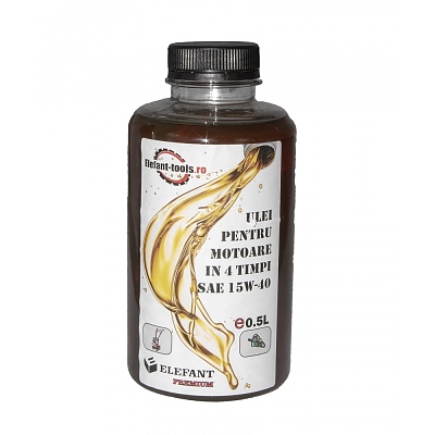 Масло двигателно 4ТSAE15W40  SF/CC 0.5л. ЕЛЕФАНТ 