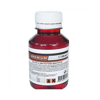 Масло за двутактови двигатели PREMIUM 0,100мл.