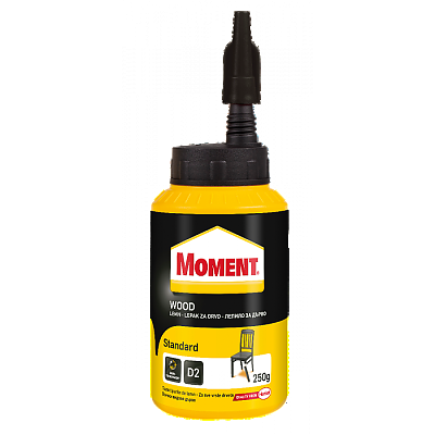 Лепило за дърво 250гр. MOMENT WOOD STANDART 
