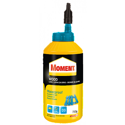 Лепило за дърво влагоустойчиво 750гр. MOMENT WOOD WATERPROOF 