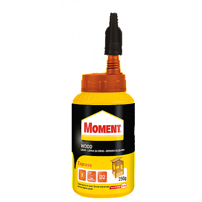 Лепило за дърво 250гр. MOMENT WOOD EXPRESS 