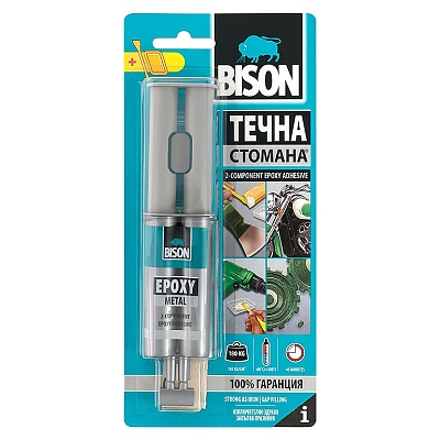 Двукомпонентно лепило течна стомана BISON 