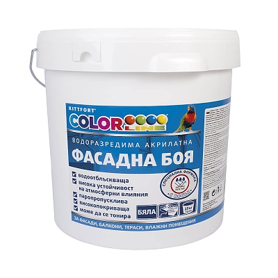 Боя фасадна бяла CL 25кг.