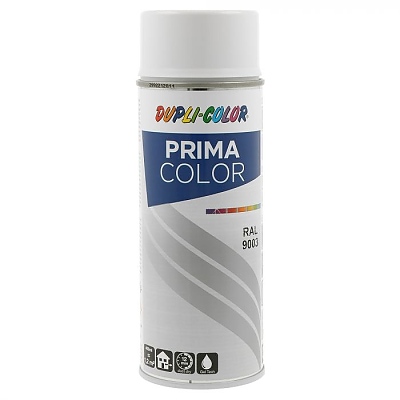 Спрей Dupli Color Prima 400мл, RAL9003 сигнално бяло 