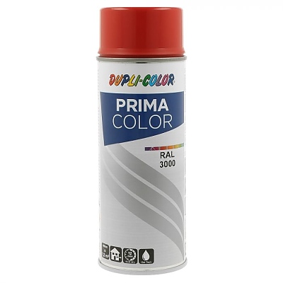 Спрей Dupli Color Prima 400мл, RAL3000 огнено червен