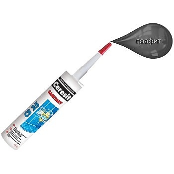 Силикон санитарен графит CERESIT CS 25 TRIOPROTECT