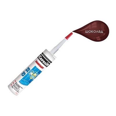 Силикон санитарен шоколад CERESIT CS 25 TRIOPROTECT