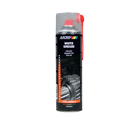 Motip Бяла грес с тефлон (PTFE) 500 мл.