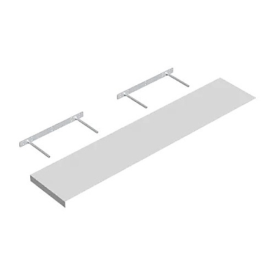 Плаващ рафт бял FS 118/24 1180 х 235 мм.