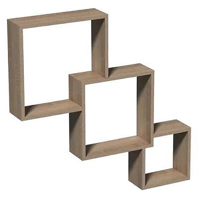 Модулен рафт комплект дъб квадрат FIS 1 320 х 280 х 200 мм.