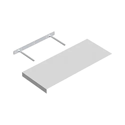 Плаващ рафт бял FS 60/24 595 х 235 мм.